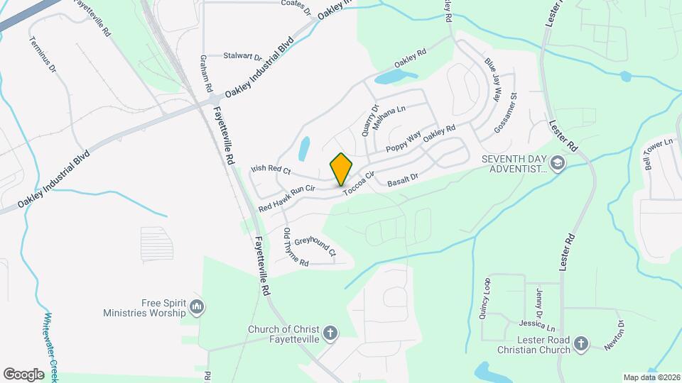 7428 Toccoa Cir Mapa y Detalles de la Ubicación