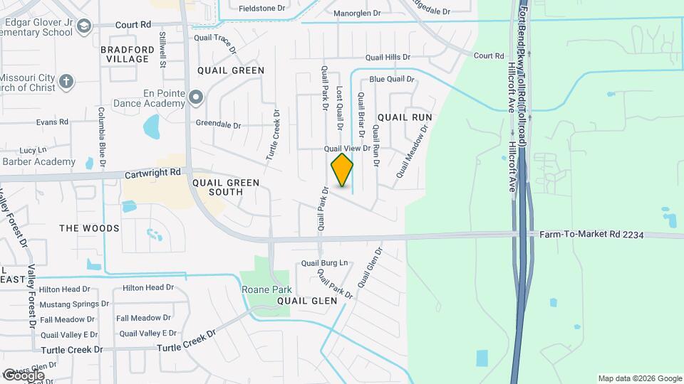 8526 Quailcrest Dr Map and Location Details