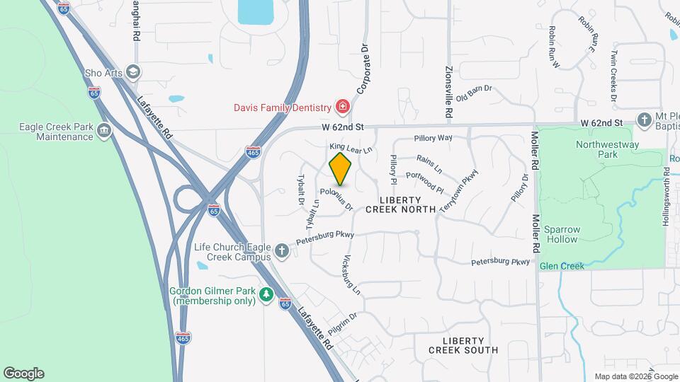 5970 Polonius Dr Map and Location Details