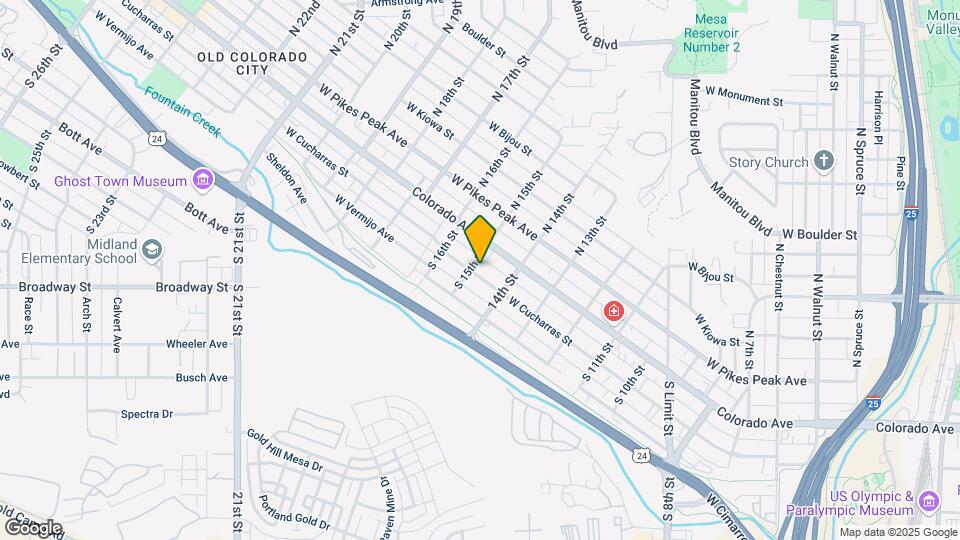 1426 W Cucharras St Map and Location Details