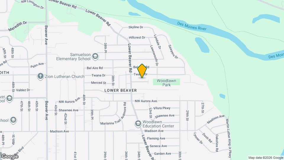 4461 Lower Beaver Rd Map and Location Details