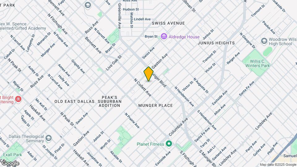 5015 Junius St Map and Location Details
