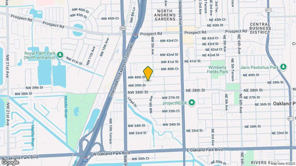 611 NW 39th St Map and Location Details