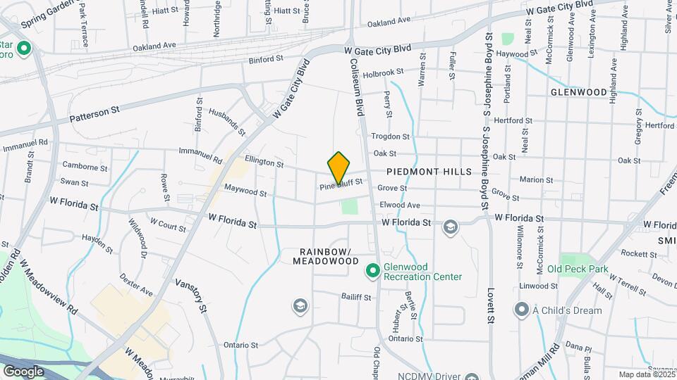 2021 Pine Bluff St Map and Location Details