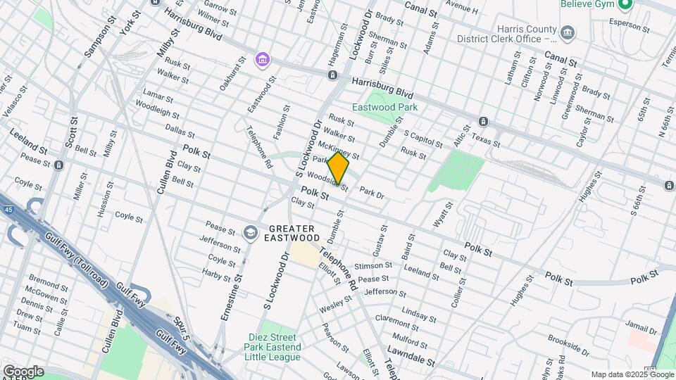 4722 Woodside St Map and Location Details