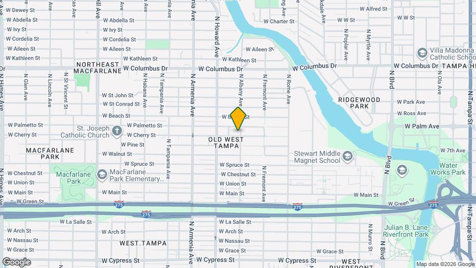 2101 W Cherry St Map and Location Details