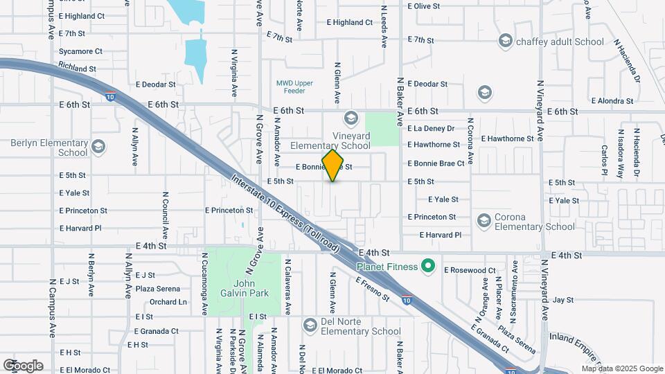 1452-1456 E 5th St Map and Location Details