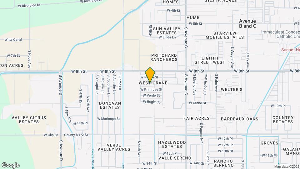 4329 W Daisy St Map and Location Details