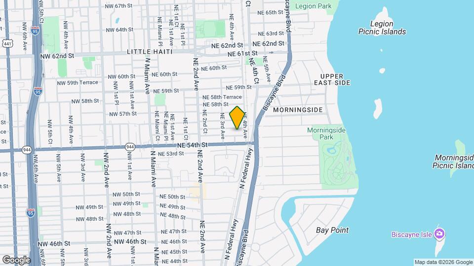 355 NE 55th St Mapa y Detalles de la Ubicación