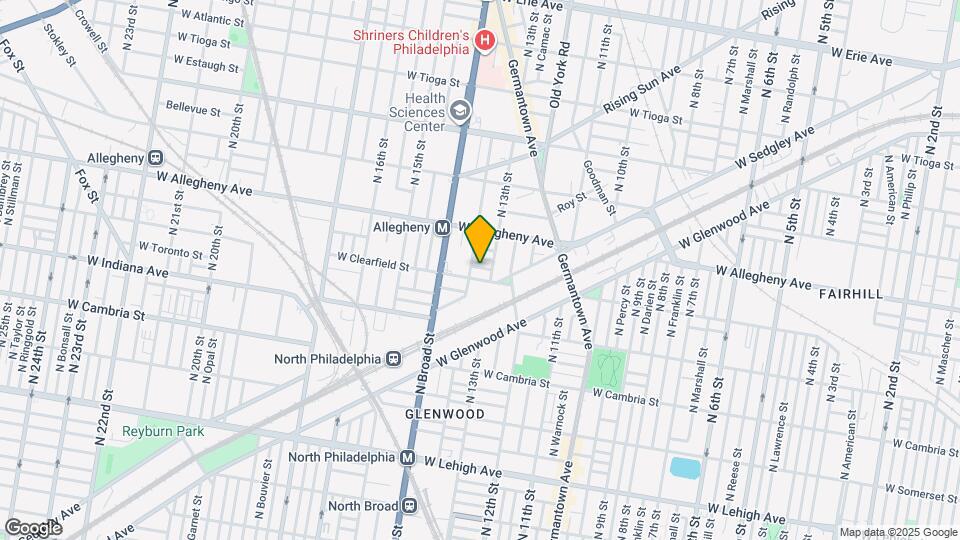 1316 W Clementine St Map and Location Details