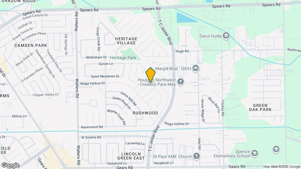 2007 Bridge Cross Ln Map and Location Details