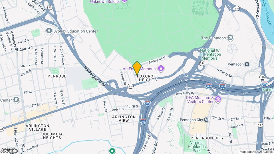 911 S Oak St Map and Location Details