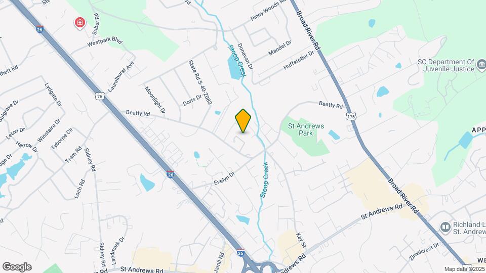 405 Hickory Hill Dr Mapa y Detalles de la Ubicación