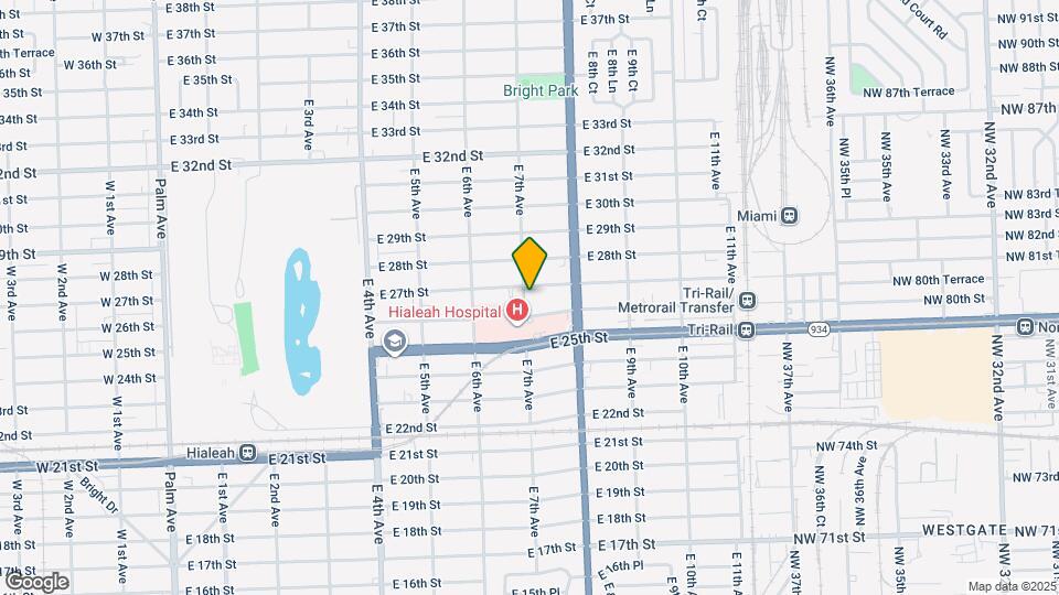 2631 E 7th Ave Map and Location Details