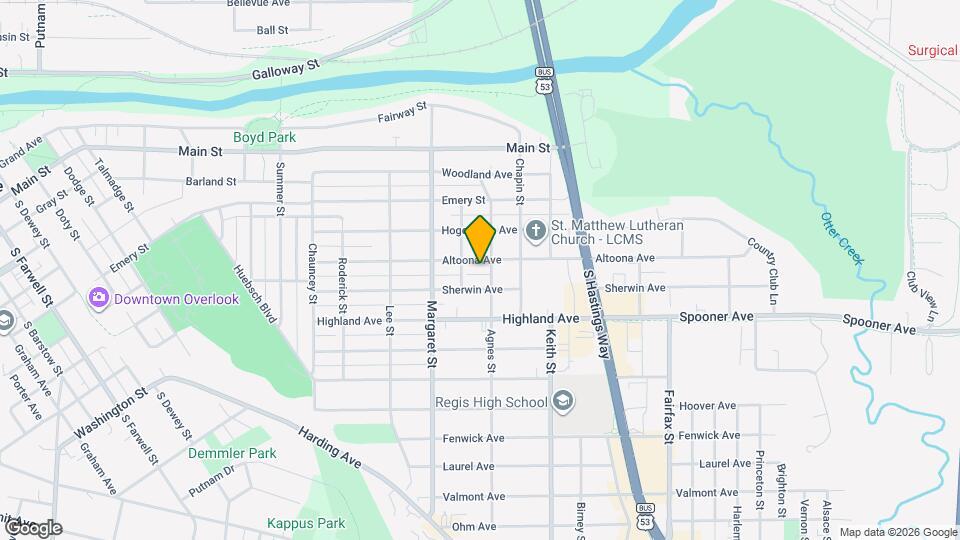 1715 Altoona Ave Mapa y Detalles de la Ubicación