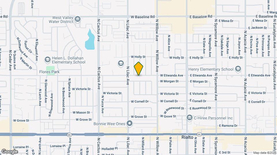 433 W Etiwanda Ave Map and Location Details
