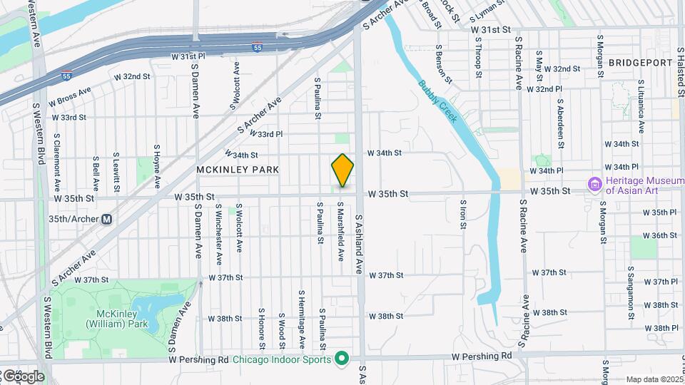 1626 W 35th St Map and Location Details