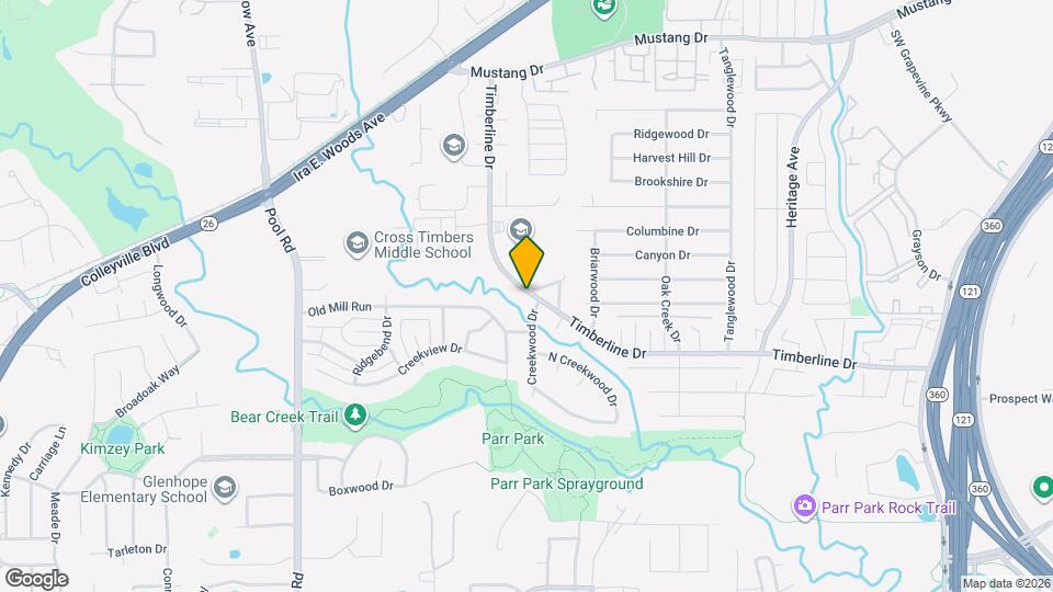 3107 Timberline Dr Map and Location Details