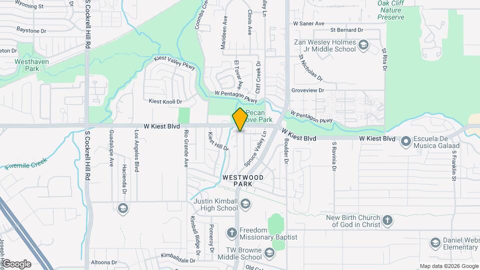 3217 Cedarcroft Ln Map and Location Details