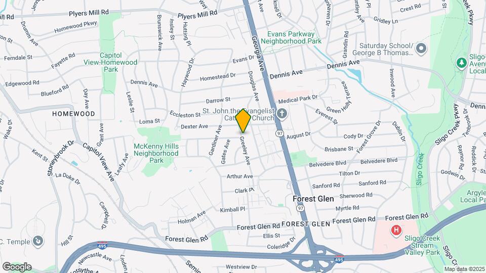 10119 Greeley Ave Map and Location Details