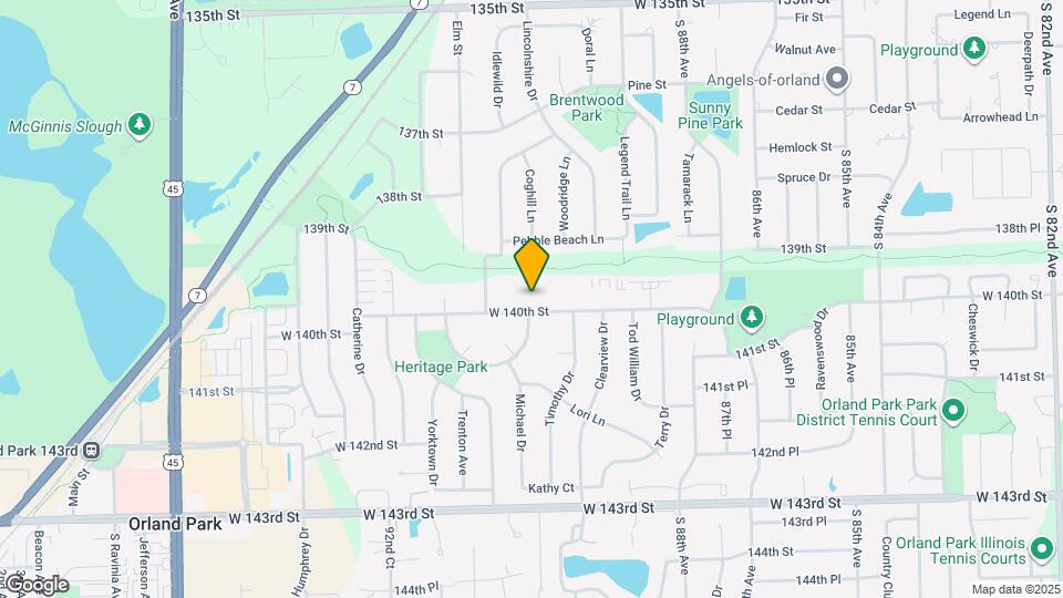 9016 W 140th St Map and Location Details