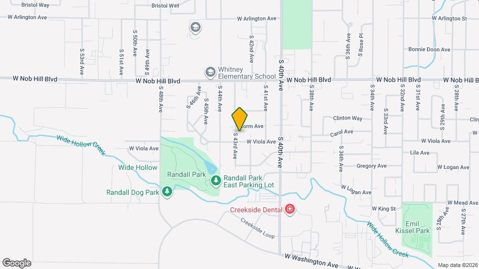 1215 S 43rd Ave, Unit 1215 #A Map and Location Details