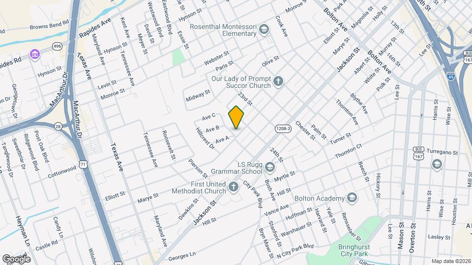 2432 Elliott St Map and Location Details