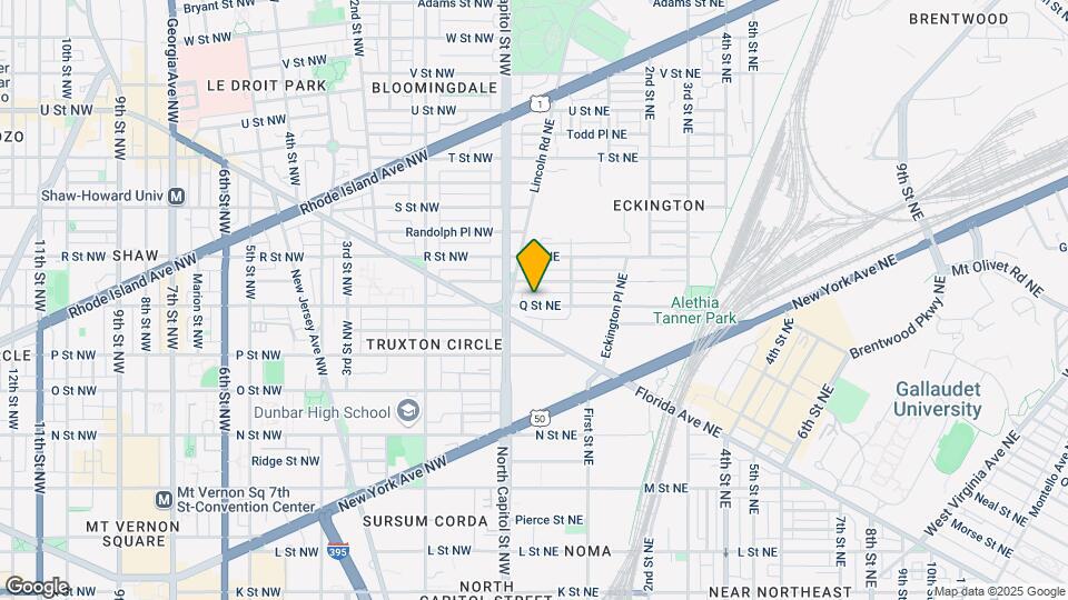 22 Q St NE Map and Location Details