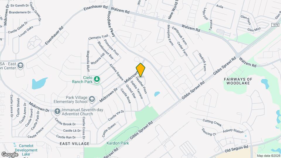 4926 Heather Pass Map and Location Details