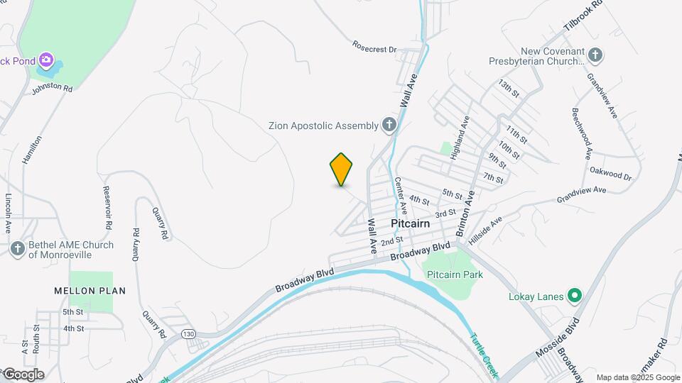 550 Wood St Map and Location Details