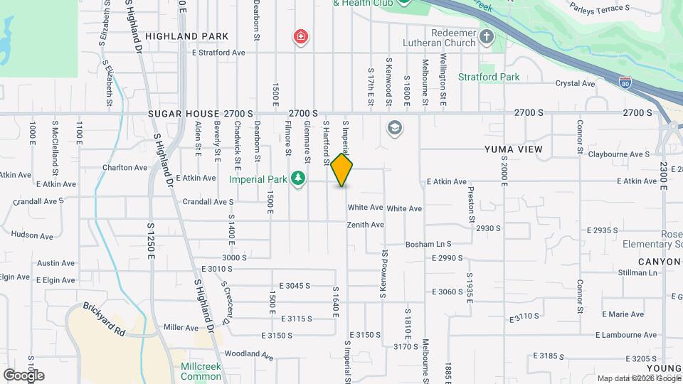 2854 S Imperial St Map and Location Details