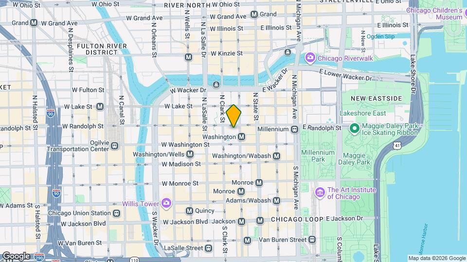 162 N Clark St Mapa y Detalles de la Ubicación