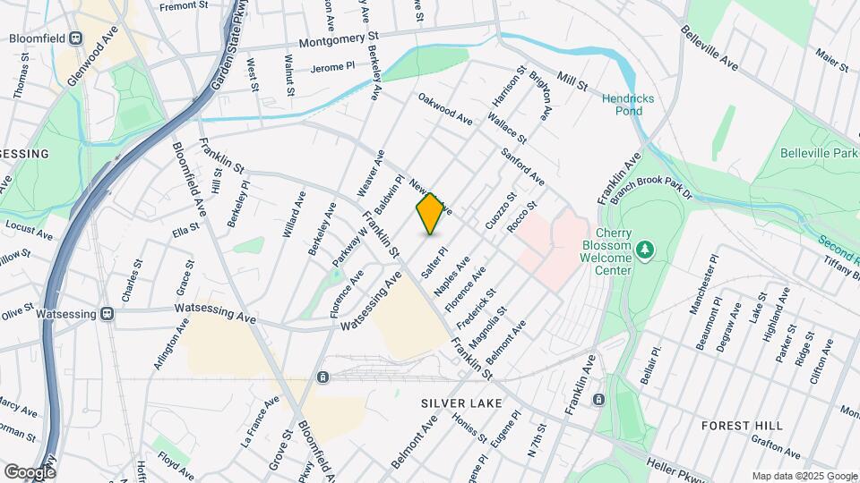 369 Watsessing Ave Map and Location Details