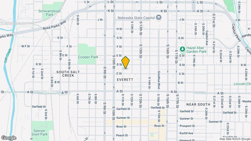 1136 S 11th St Map and Location Details