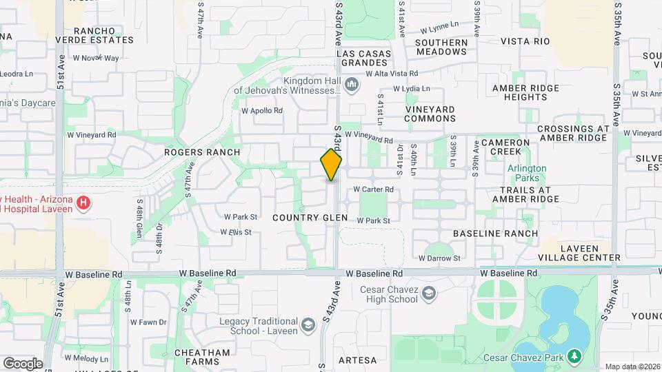 7015 S 43rd Dr Mapa y Detalles de la Ubicación