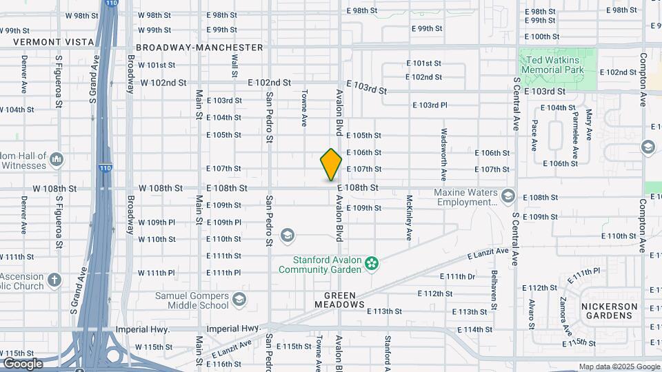 447 108th St Map and Location Details