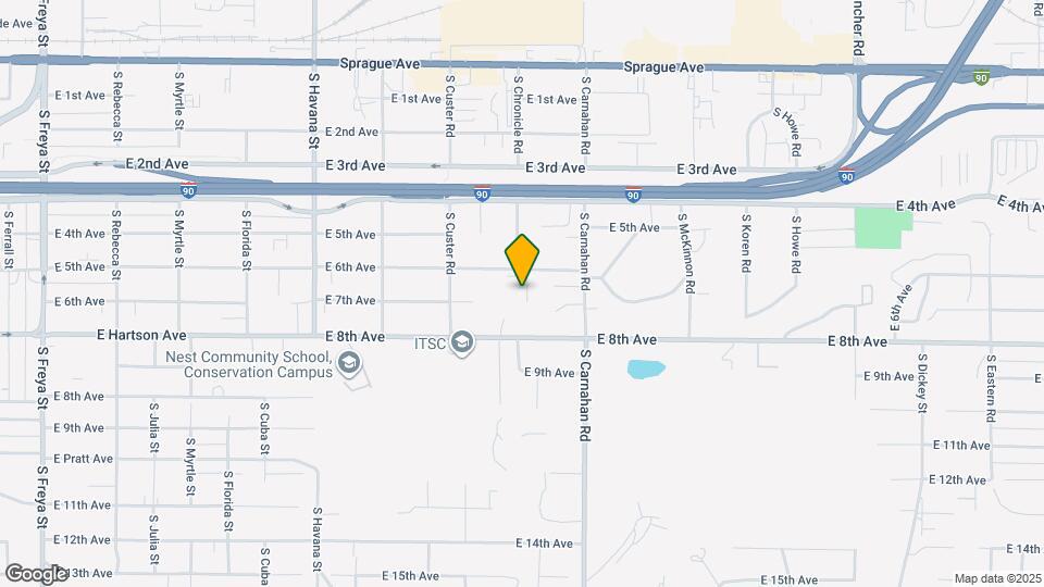 612 S Chronicle Rd Map and Location Details