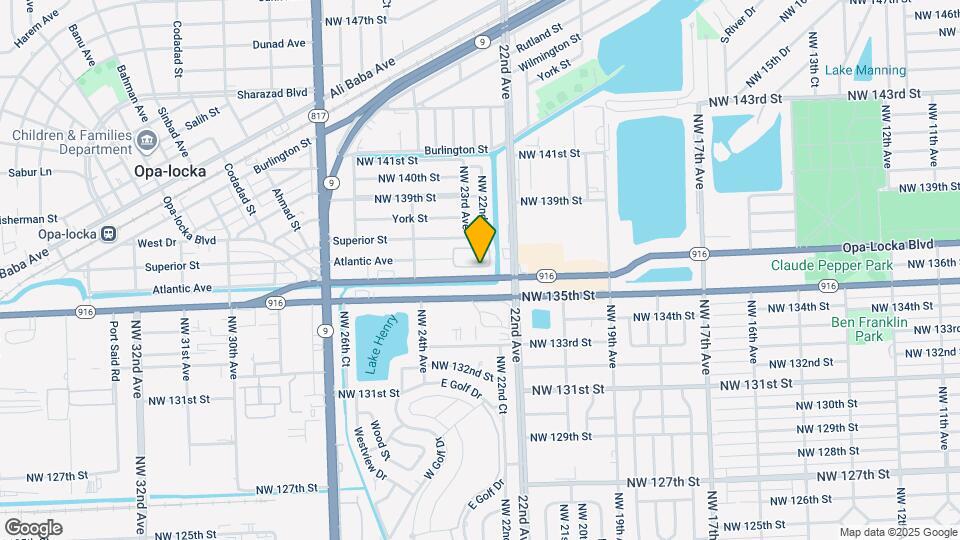 2222 NW 135th Terrace Map and Location Details