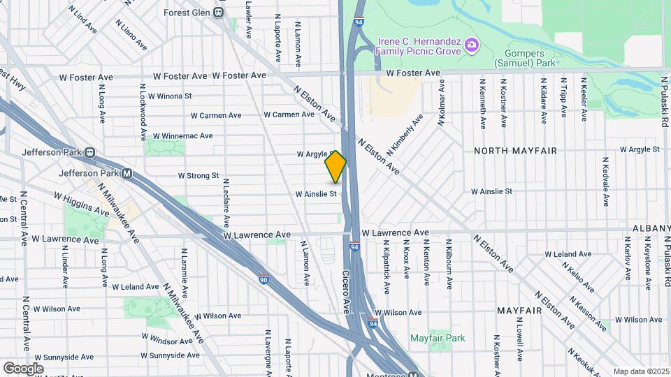 4810 W Ainslie St Mapa y Detalles de la Ubicación