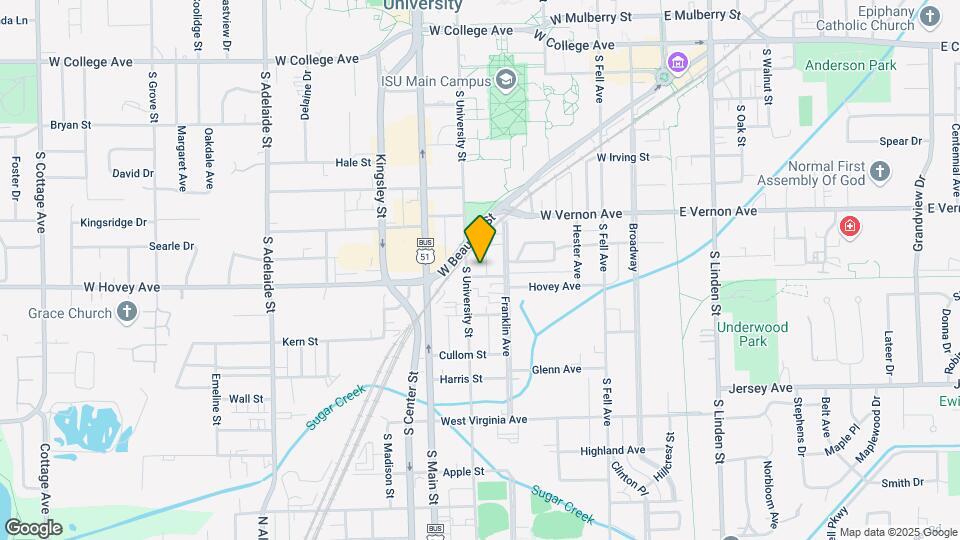 606 W Hovey Mapa y Detalles de la Ubicación