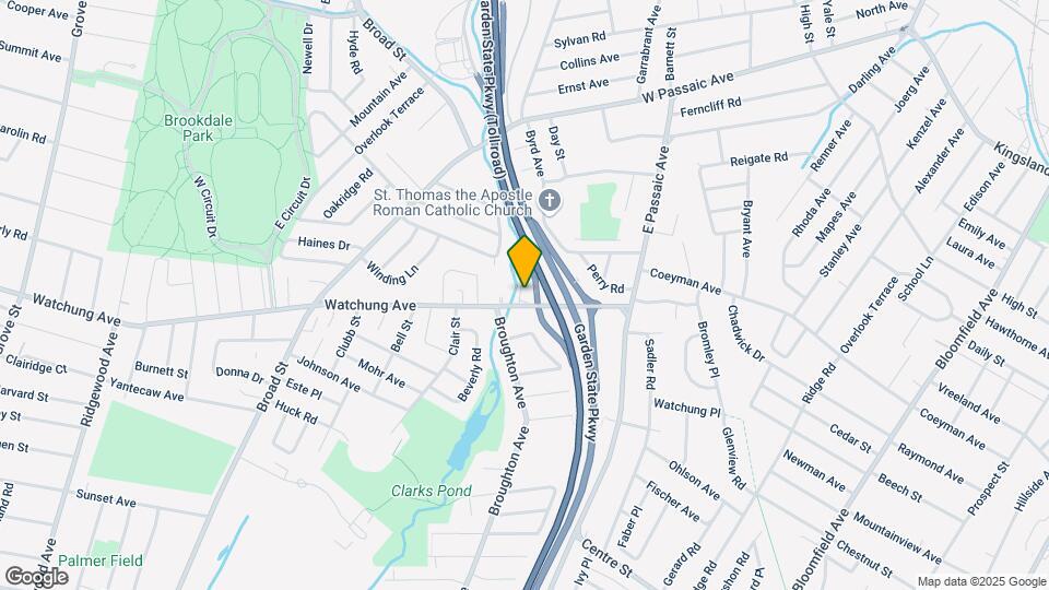 193-197 Watchung Ave Map and Location Details