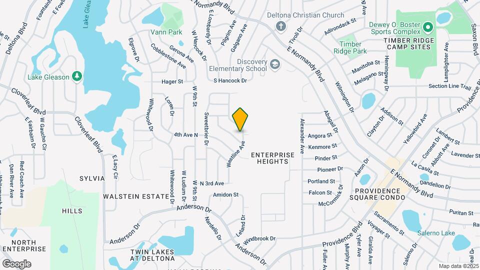 894 Westline Ave Map and Location Details
