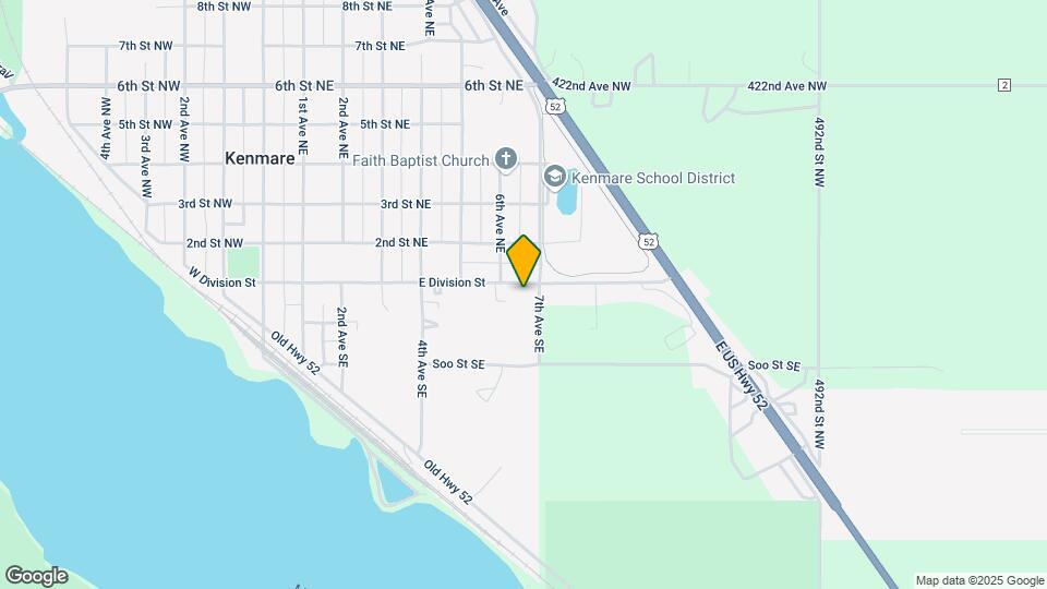 600 E Division St Map and Location Details