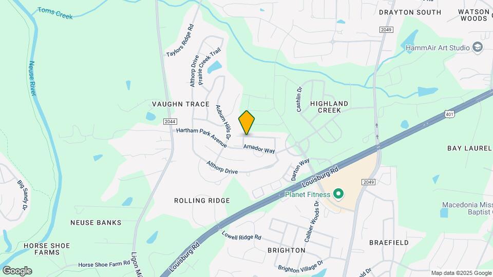 8204 Yaxley Hall Dr Map and Location Details