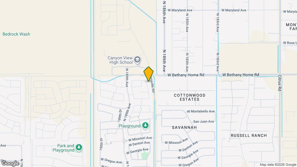 5935 N 187th Ln Map and Location Details