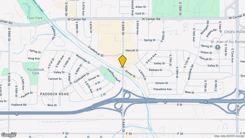 3480 S 84th St Map and Location Details