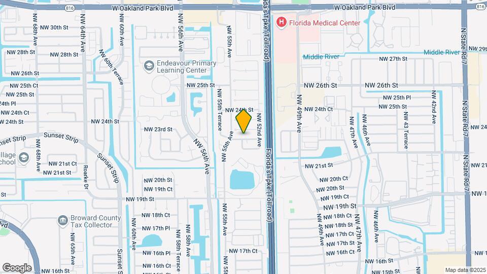 5321 NW 22nd St Map and Location Details