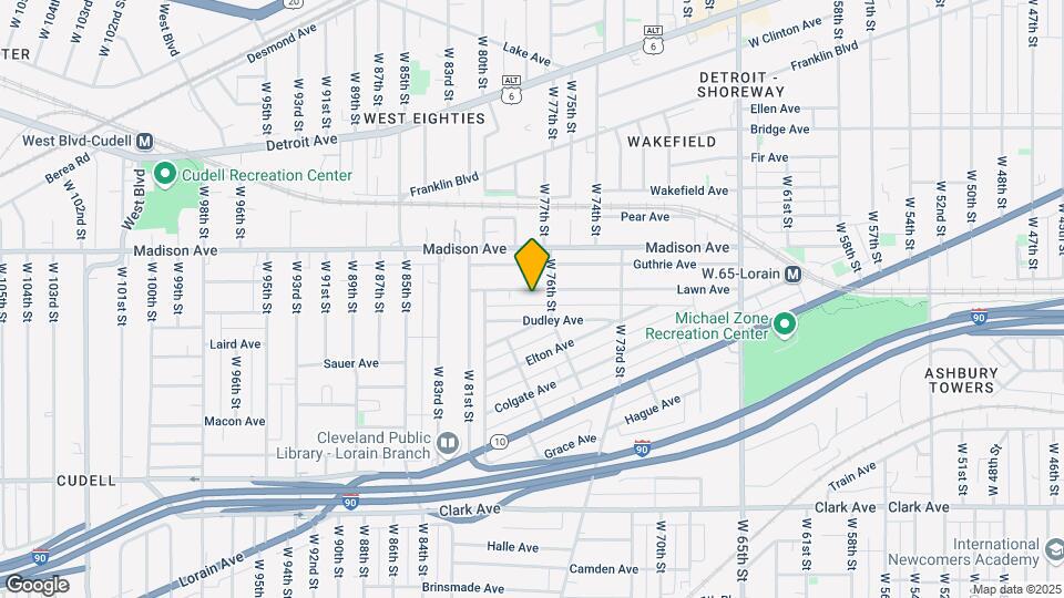 7619 Lawn Ave Mapa y Detalles de la Ubicación