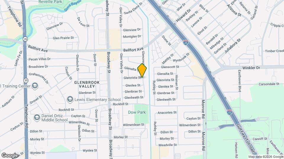 7954 Glenvista St Map and Location Details