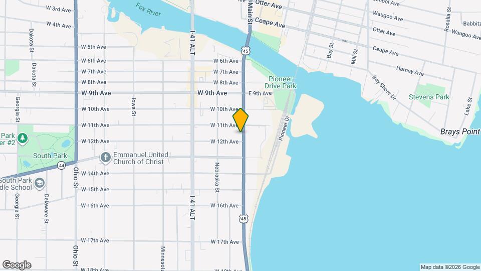 1119 S Main St Map and Location Details